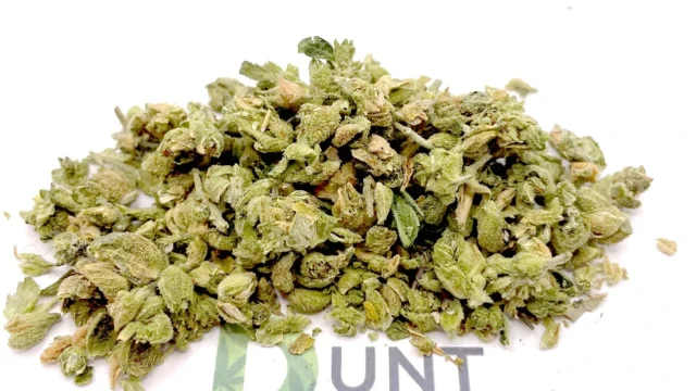 Cannabis-Krümel