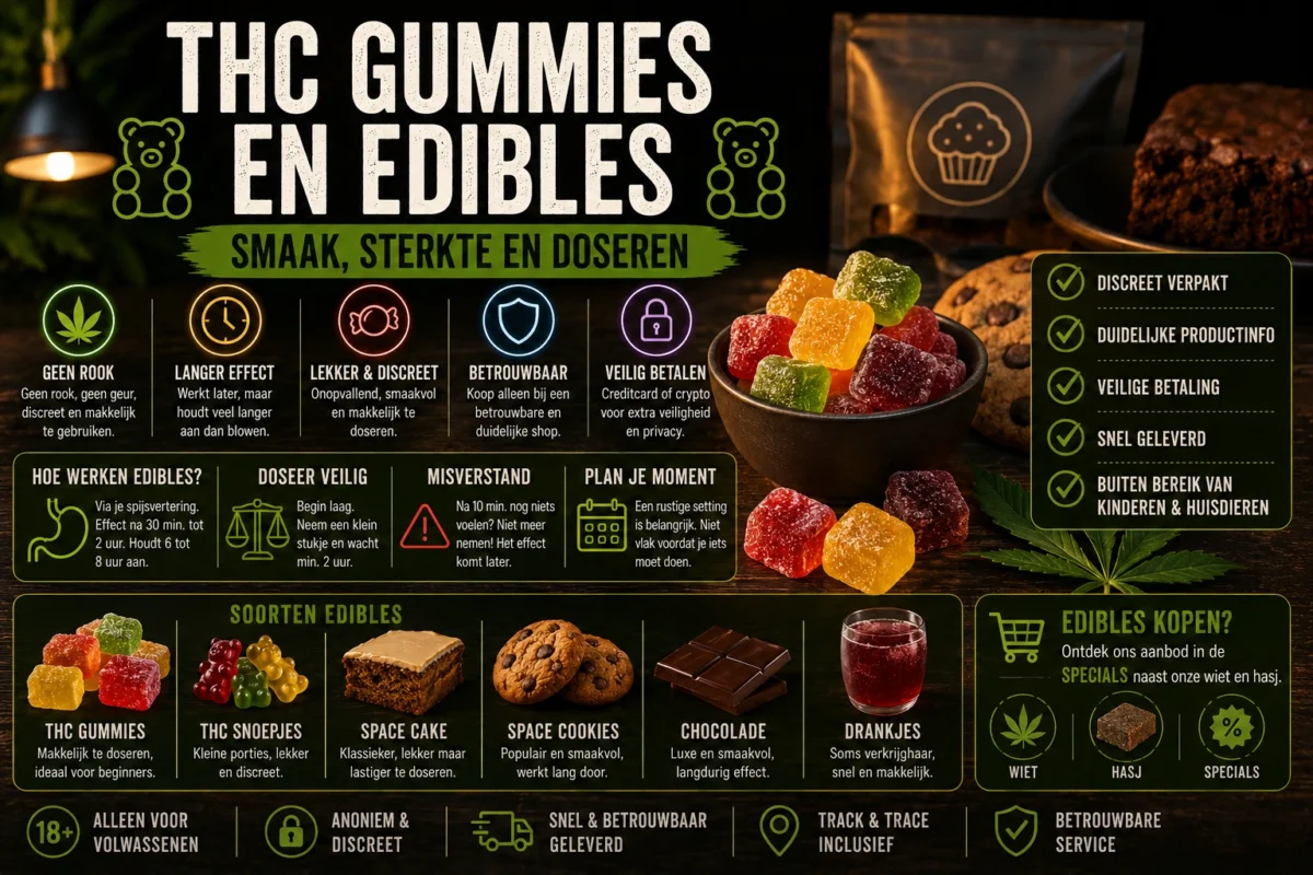 THC gummies en edibles