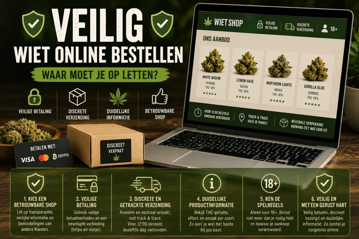 Veilig wiet online bestellen
